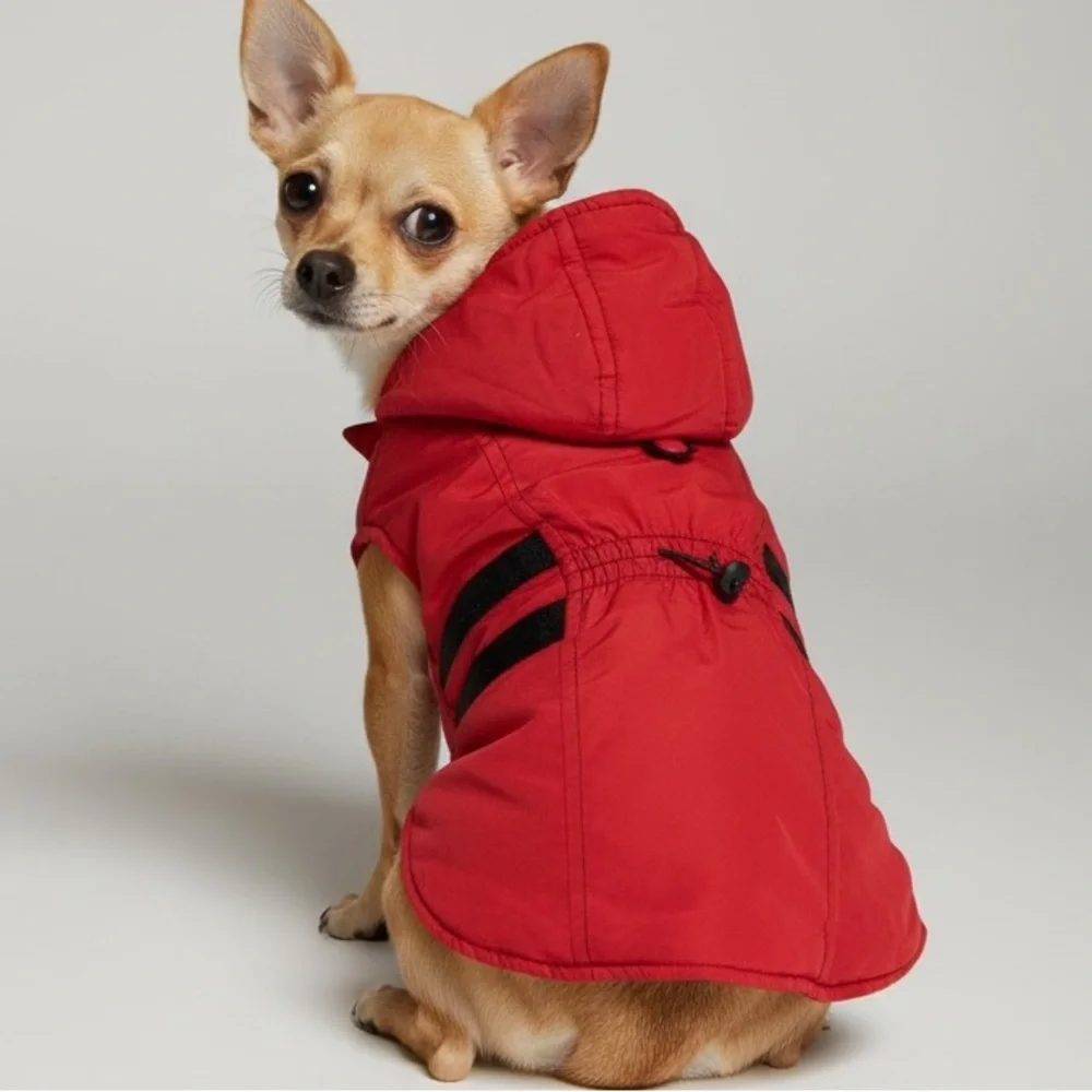 Warm Toggle Puffer Dog Parka Jacket